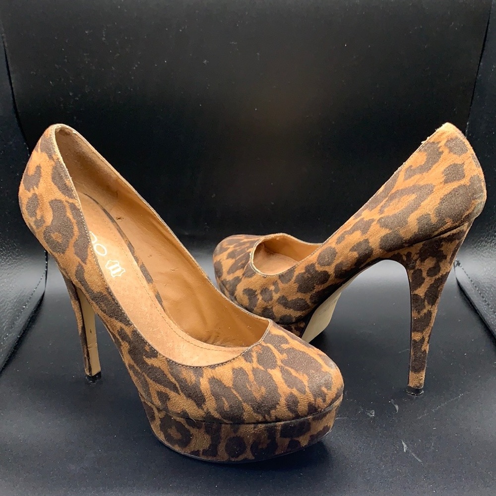 Aldo Heels Leopard Print